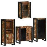 Bathroom Furniture Set 4 pcs Multicolour Solid Reclaimed Wood 3305689