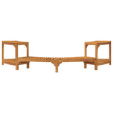 Hot Tub Surround Half-Round Brown 252 x 112 x 55.5 cm 4108126