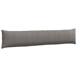 Sofa Pillows 2 pcs Light Grey 200 x 40 cm Corduroy Fabric 42013903