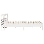 Bed Frame without Mattress White 140x190 cm Solid Wood Pine 3306160