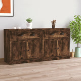 Sideboards 2 pcs Smoked Oak Engineered Wood 3185268