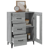 Sideboard Grey Sonoma 69.5x34x90 cm Engineered Wood 817367