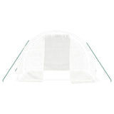 Greenhouse with Steel Frame White 6 m 3x2x2 m 364079