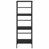 Bookshelf Black Oak 40 x 29.5 x 115 cm Engineered Wood 883904