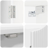 Dartboard Cabinet High Gloss White 56 x 12 x 63 cm 8006655