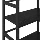 Bookshelf Black Oak 60 x 29.5 x 149 cm Engineered Wood 883928