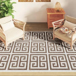 ZNTS Indoor & Outdoor Rug Short Pile Multicolour 160x230 cm Anti Slip 4007223