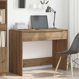 Desk with Drawer Artisan Oak 100 x 50 x 78 cm Engineered Wood 888946