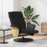 Massage Recliner Chair Black 79 x 87 x 104.5 cm Fabric 42018594