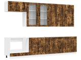 Kitchen Unit KALMAR 8 pcs Smoked Oak Engineered Wood 3438198