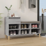 Shoe Cabinet Grey Sonoma 102x36x60 cm Engineered Wood 821210