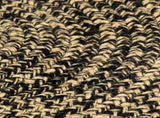 Handmade Rug Jute Black and Brown 240 cm 343622