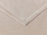 Throw Blankets 6 pcs Beige 150 x 200 cm Fleece 42016790