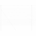 Field Fence Silver 25 x 1.6 m Galvanised steel 42005828