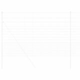 Field Fence Grey 1.6 x 10 m Steel 42005800
