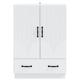 Sideboard with Drawer White 66 x 34.5 x 92 cm Engineered Wood 895355