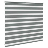 Zebra Blind Dark Grey 165x100 cm Fabric Width 160.9 cm Polyester 4014118