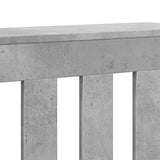 Radiator Cover Concrete Grey 175x20x82 cm Engineered Wood 852756