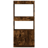 Highboard Smoked Oak 63x33x140 cm Engineered Wood 855110