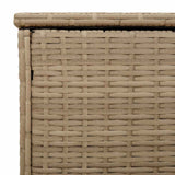 Outdoor Cushion Box Beige 100x55x55.5 cm Poly Rattan 4104144