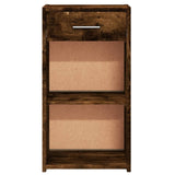 Bedside Cabinets 2 pcs Smoked Oak 35x34x65 cm Engineered Wood 840585