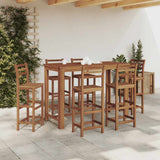 Bar Table Natural wood Solid acacia wood 150x70x105 cm Durable 246665
