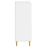Sideboard High Gloss White 66 x 34.5 x 90 cm Engineered Wood 894629
