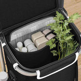 Shopping Trolley Folding Black 47 x 39 x 100.5 cm Oxford fabric 42002337