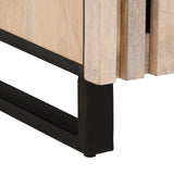 Bedside Cabinets 2 pcs 40x34x46 cm Solid Wood Bleached Mango 377423