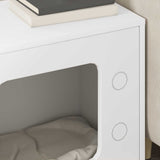 Cat House White 51 x 30 x 52 cm Engineered Wood 8000653