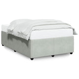 Bed Frame without Mattress Light Grey 120x200 cm Velvet 3285000