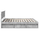 Bed Frame with Headboard Concerte 180 x 200 cm Engineered wood 3407844