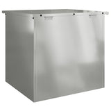 Outdoor Storage Box Silver 55 x 50.5 x 50 cm Steel 874579