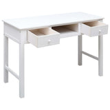 Writing Desk White 110x45x76 cm Wood 284157