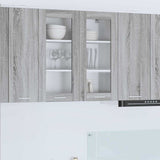 Hanging Cabinet Grey Sonoma 80 x 31 x 80 cm Engineered Wood 884327