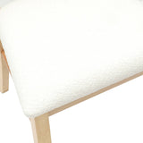 Dining Chairs 2 pcs Natural 50 x 52.5 x 91 cm Solid Rubber Wood 42020455