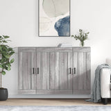Wall Mounted Cabinets 2 pcs Grey Sonoma Engineered Wood 3198031