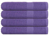 Bath Towels "FROGN" 4 pcs Purple 100x150 cm 360 gsm 136885