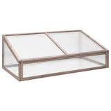 Greenhouse Grey 110x56x39 cm Fir Wood 362647