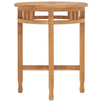 Bistro Table Ø60x75.5 cm Solid Teak Wood 315463