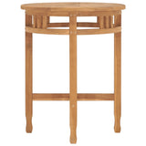 Bistro Table Ø60x75.5 cm Solid Teak Wood 315463