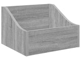 LP Record Box 2 pcs Grey Sonoma 37 x 33 x 32 cm Engineered Wood 8012773