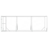 Outdoor Dog Kennel Silver 6x2x2 m Galvanised Steel 3190459