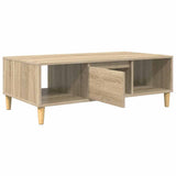 Coffee Table Sonoma Oak 102 x 55 x 35 cm Engineered Wood 876191
