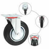 16 pcs Swivel Casters 200 mm 278033