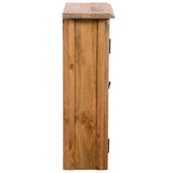 Bathroom Wall Cabinet Solid Pinewood 42x23x70 cm 246039