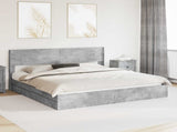 Bed Frame with Storage and Headboard 3 pcs Engineered Wood 3414356
