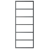 151014 Sliding Door ESG Glass and Aluminium 76x205 cm Black