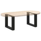 Coffee Table Legs U-Shaped 2 pcs Black 40x cm Steel 4013132