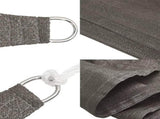 Sunshade Sail 160 g/m Anthracite 2x5 m HDPE 311066
